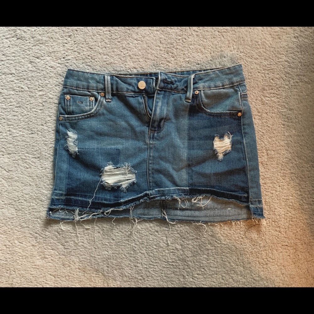 Girls Tractr Jean Skirt